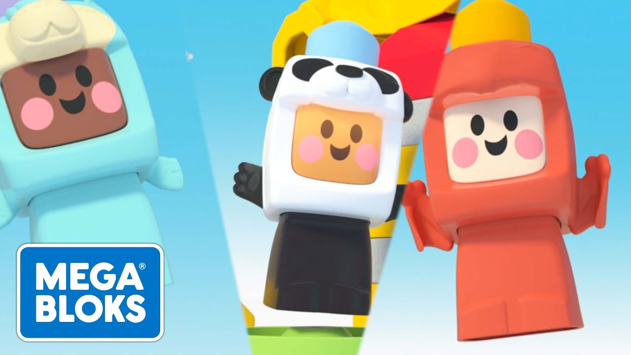 Mega Bloks™ | Surprise Inside! +1 Hour of Cartoons For Kids! | Fisher-Price | Kids Animation