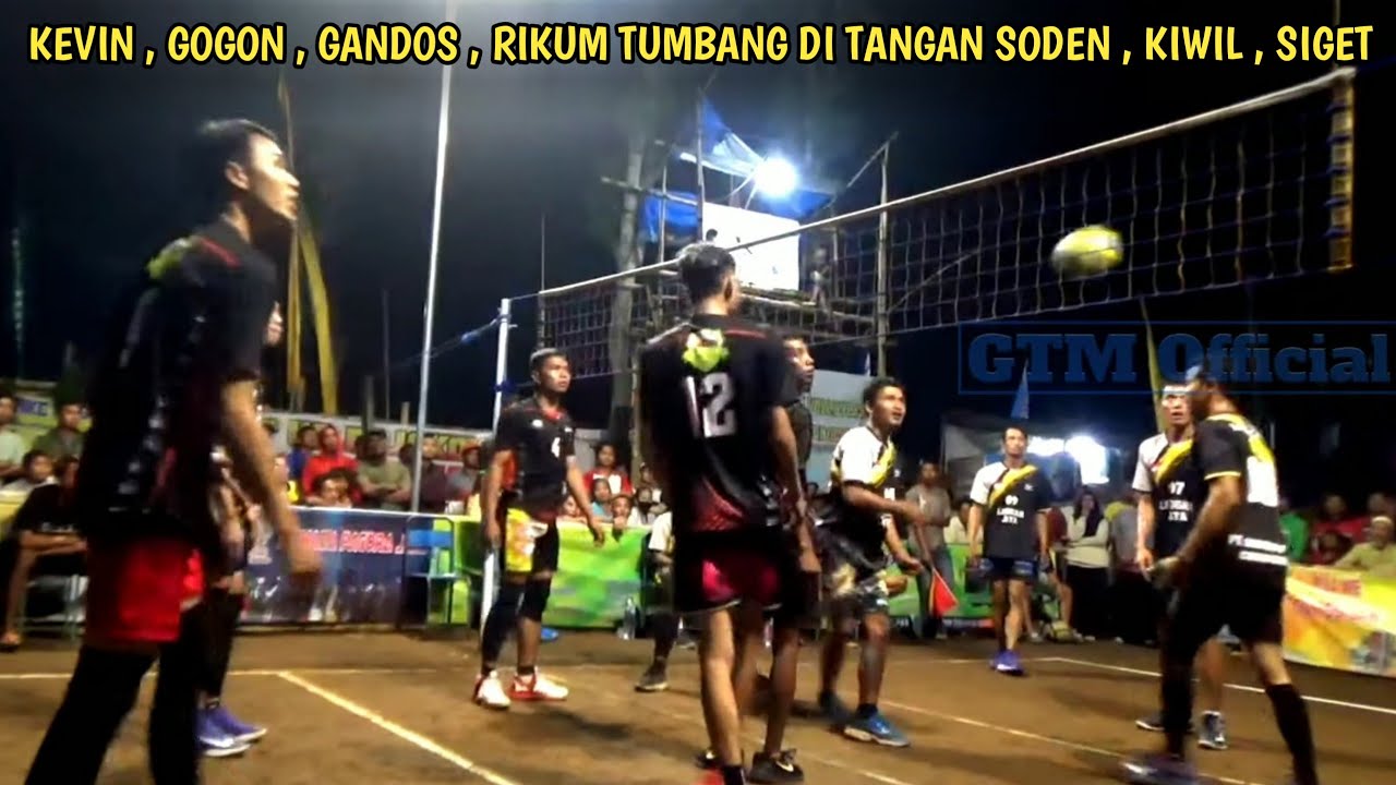 Adu Spike Gogon , Rikum Vs Soden - Bola Voli Plastik Linggar Jaya Vs Gobyos SB EFISIENSI CUP 2 2022