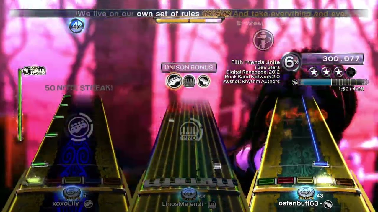 Filth Friends Unite by I See Stars - Expert Full Band Gold Stars [Rock Band 3 Deluxe]
