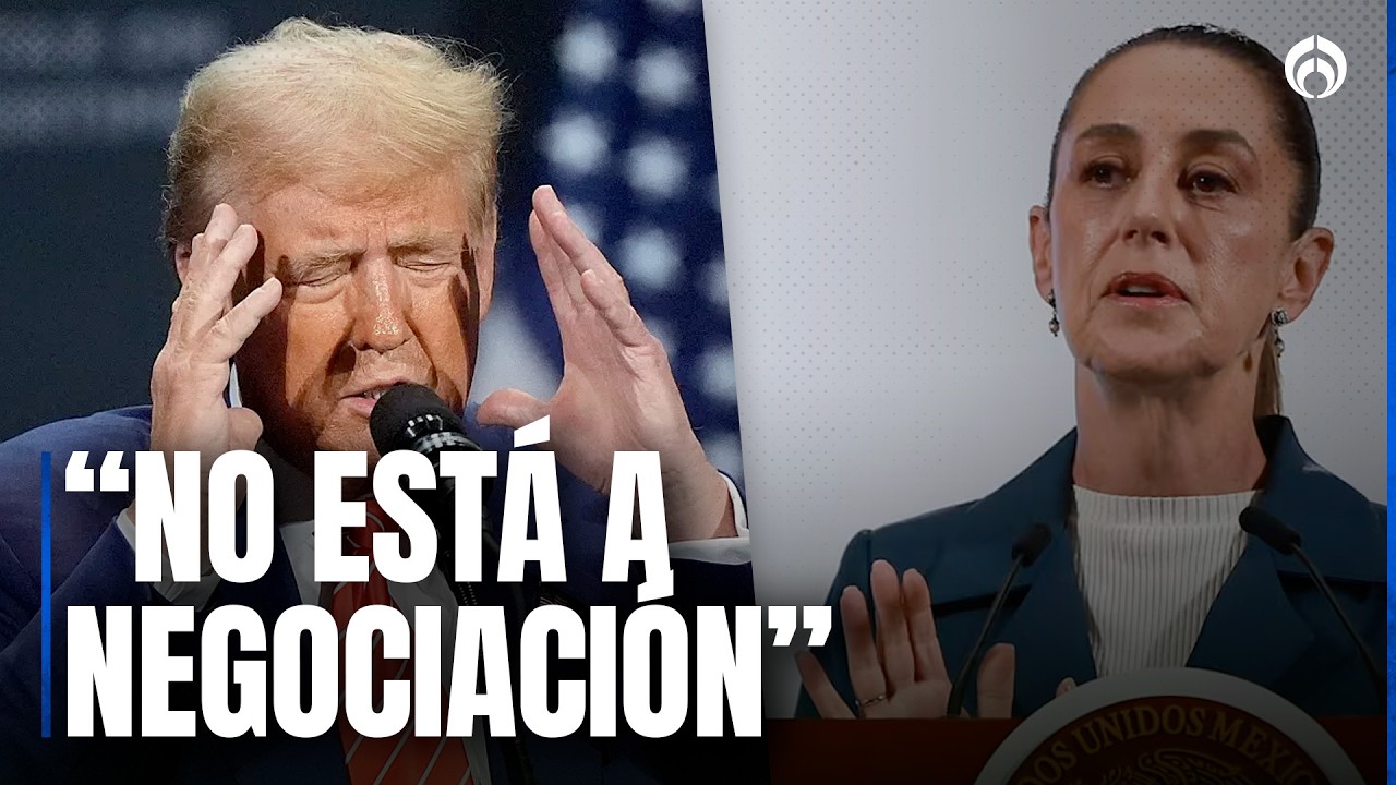 Sheinbaum le hace frente a críticas de Trump: 