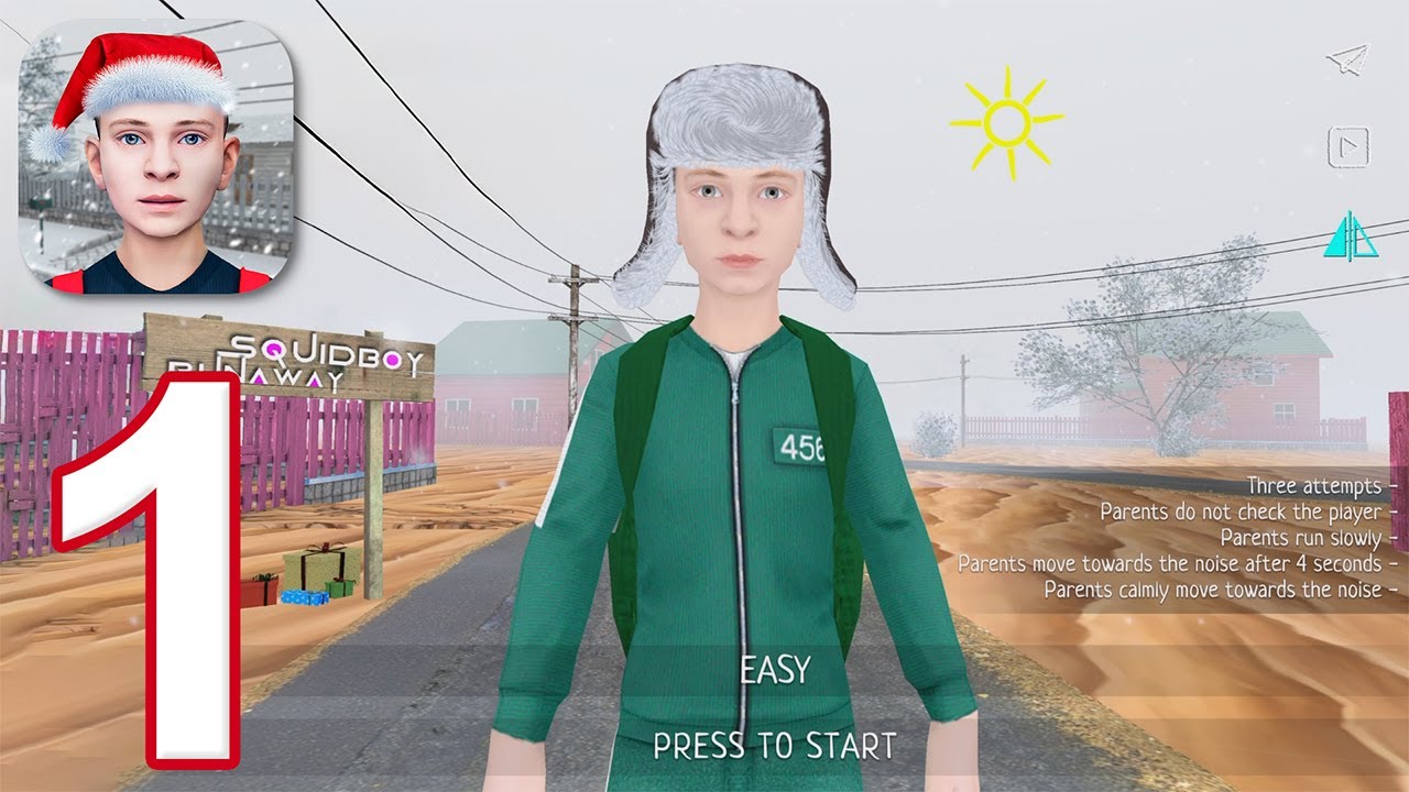 SchoolBoy Runaway - Gameplay Walkthrough Part 1 - Squid Game