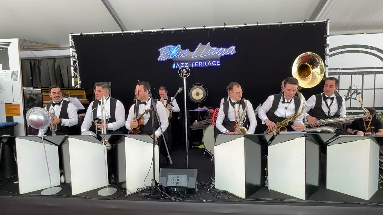 The Chicago Stompers playing at the 40th Jazz Ascona festival 2024