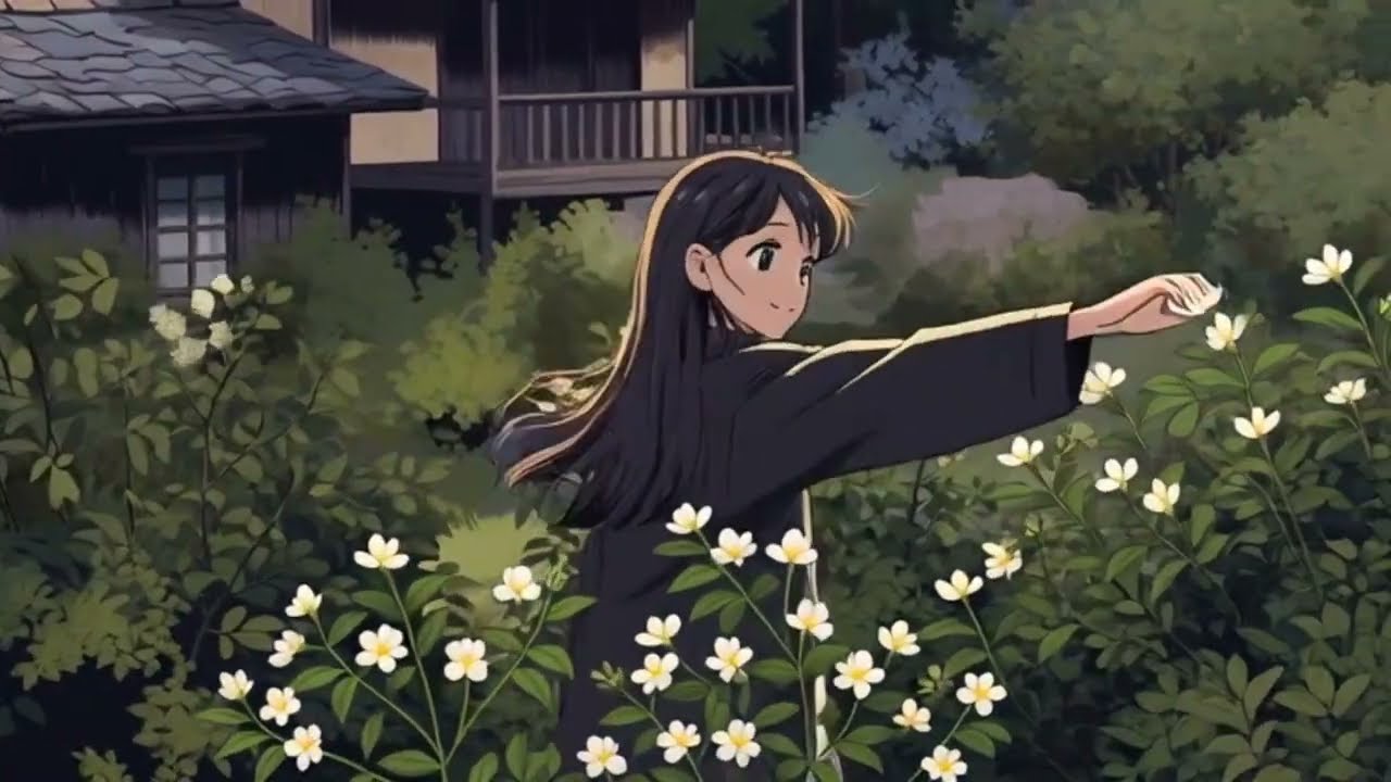 A cozy day with a friend | Ghibli - style relaxing video 