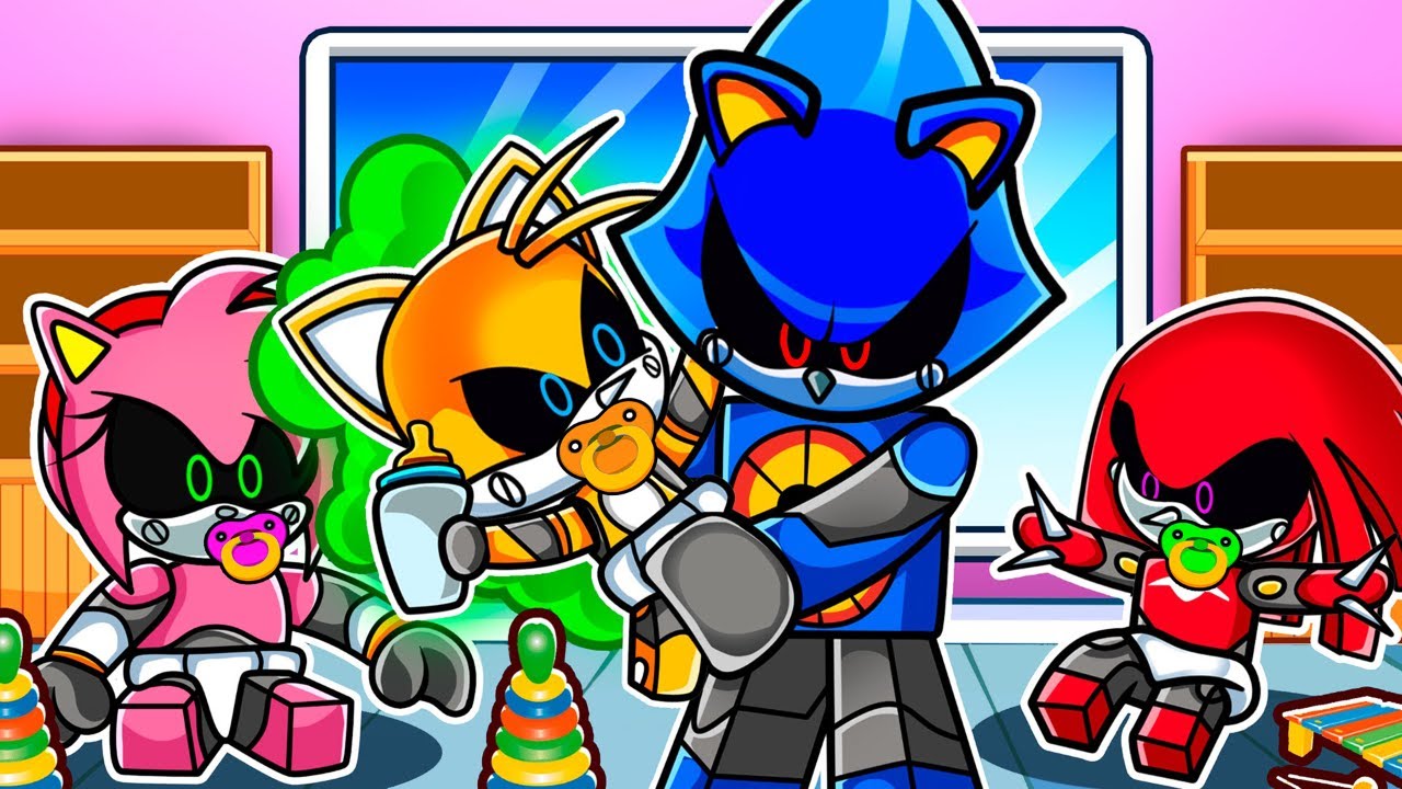 Metal Sonic Becomes a DAD in Roblox!