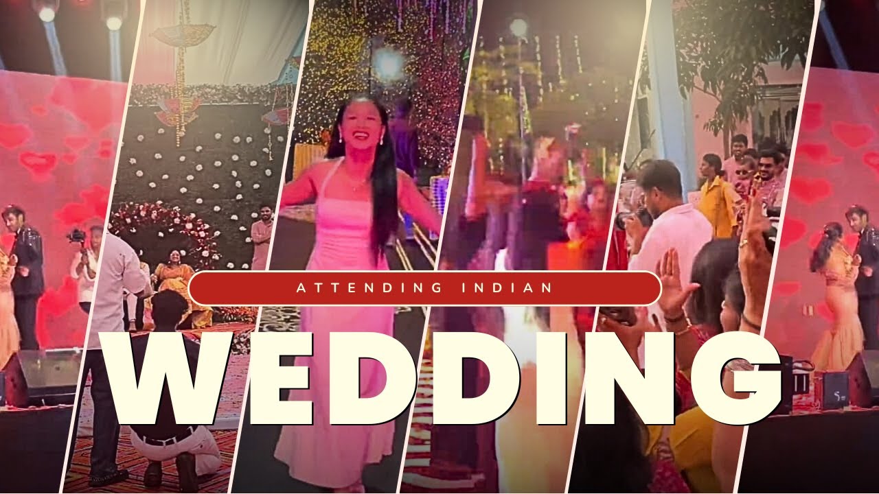 Attending a Wedding in India | My first Indian wedding💍 | foreigner's reaction to Indian wedding