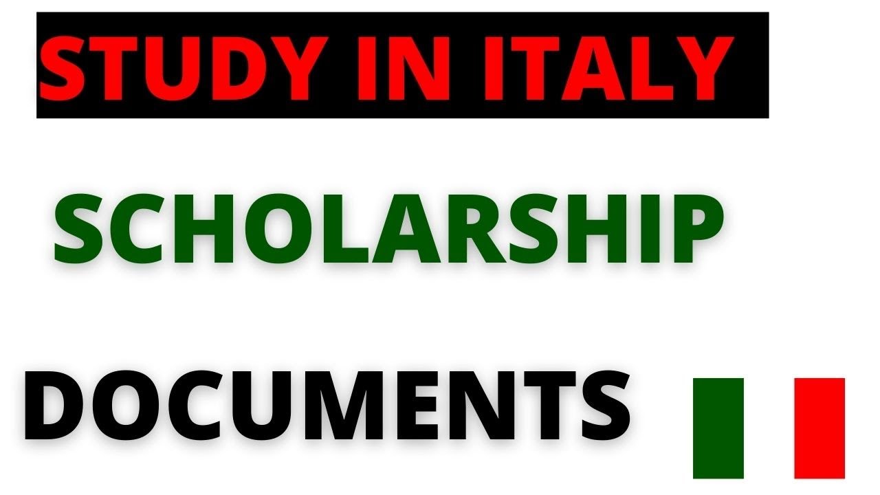 How To Make The Family Declaration Form. Scholarship document | Study in Italy with Scholarship