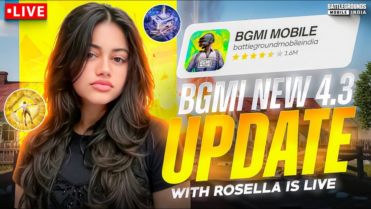 🔥EXPLORING NEW BGMI 4.3 EVENT LIVE | INSANE LOOT & SECRETS 😱 | ROSELLA IS LIVE |