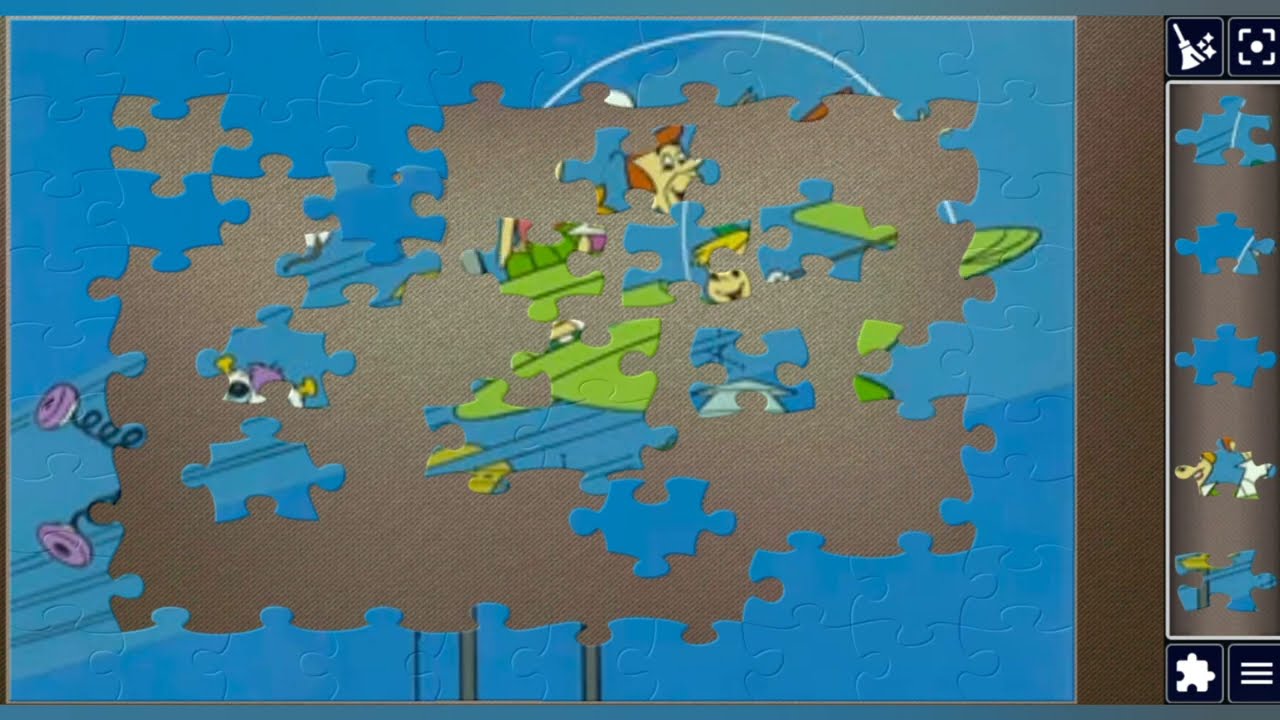 The Jetsons' Sky-High Adventure 🚀👽💥🧩 Playful jigsaw puzzle 🧩//@jigsawart4512 