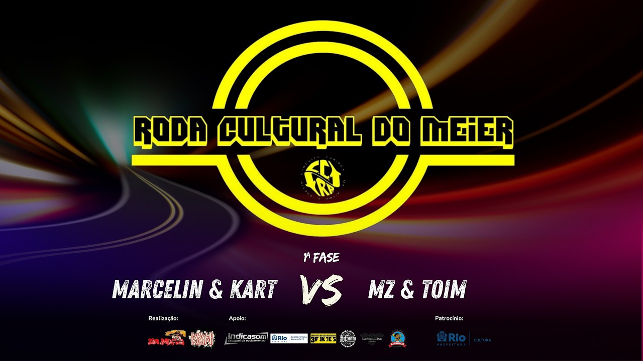 🔥🎤 Batalha de MC’s Duplas | MARCELIN & KART x MZ & TOIM | 1ª Fase | Roda Cultural do Méier 🔥