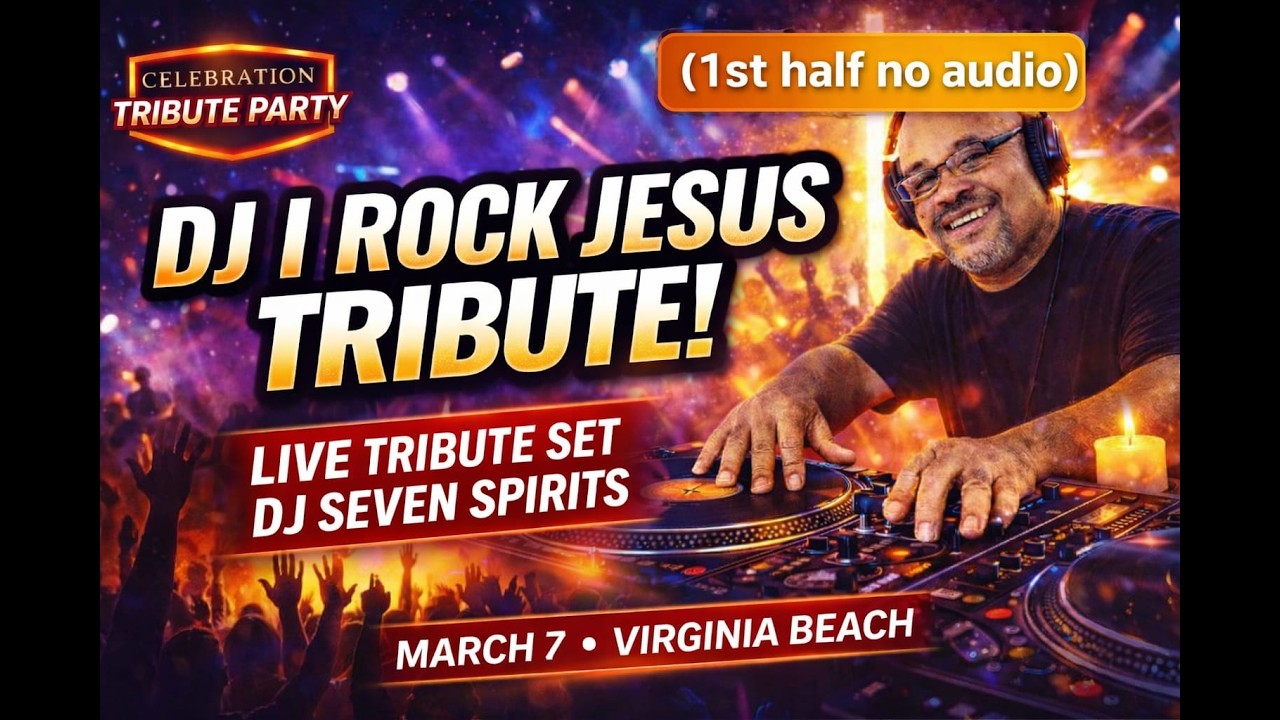DJ I Rock Jesus Tribute Party (1st Half No Audio) // DJ Seven Spirits Live DJ Set