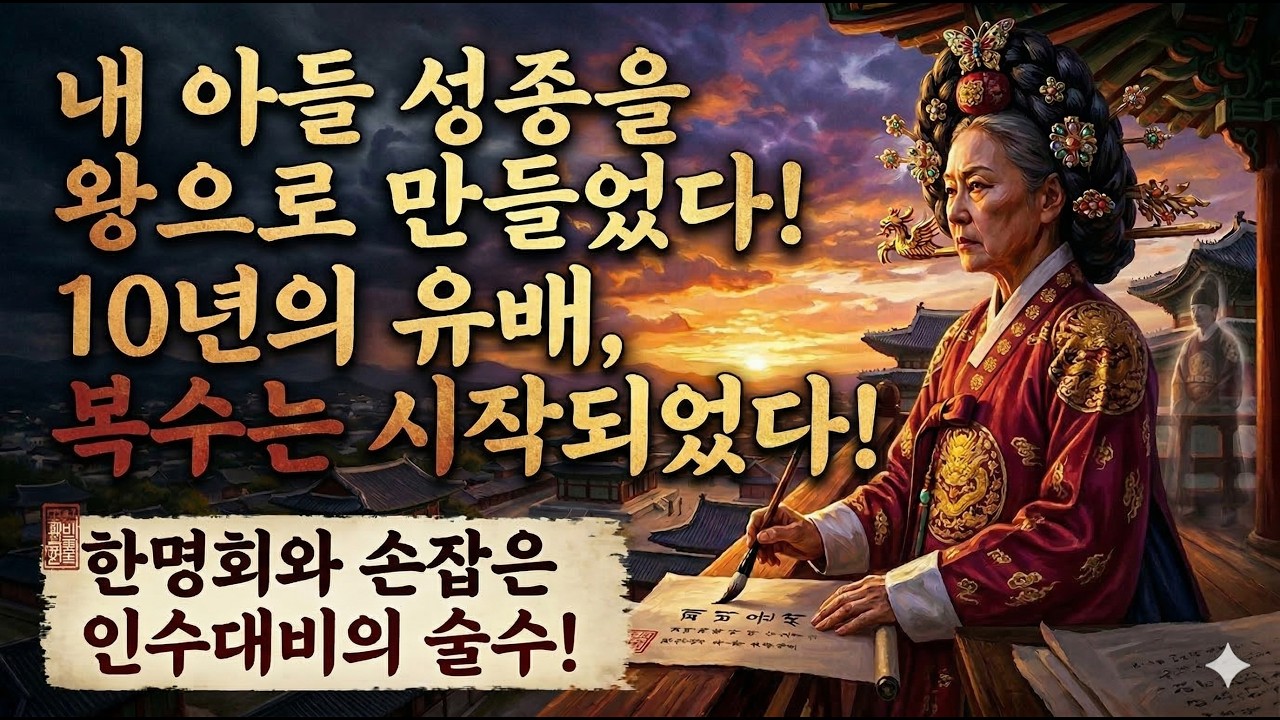 남편의 승하, 궁궐에서의 추방... 조선의 뿌리가 된 철의 여인, 소혜왕후의 고백