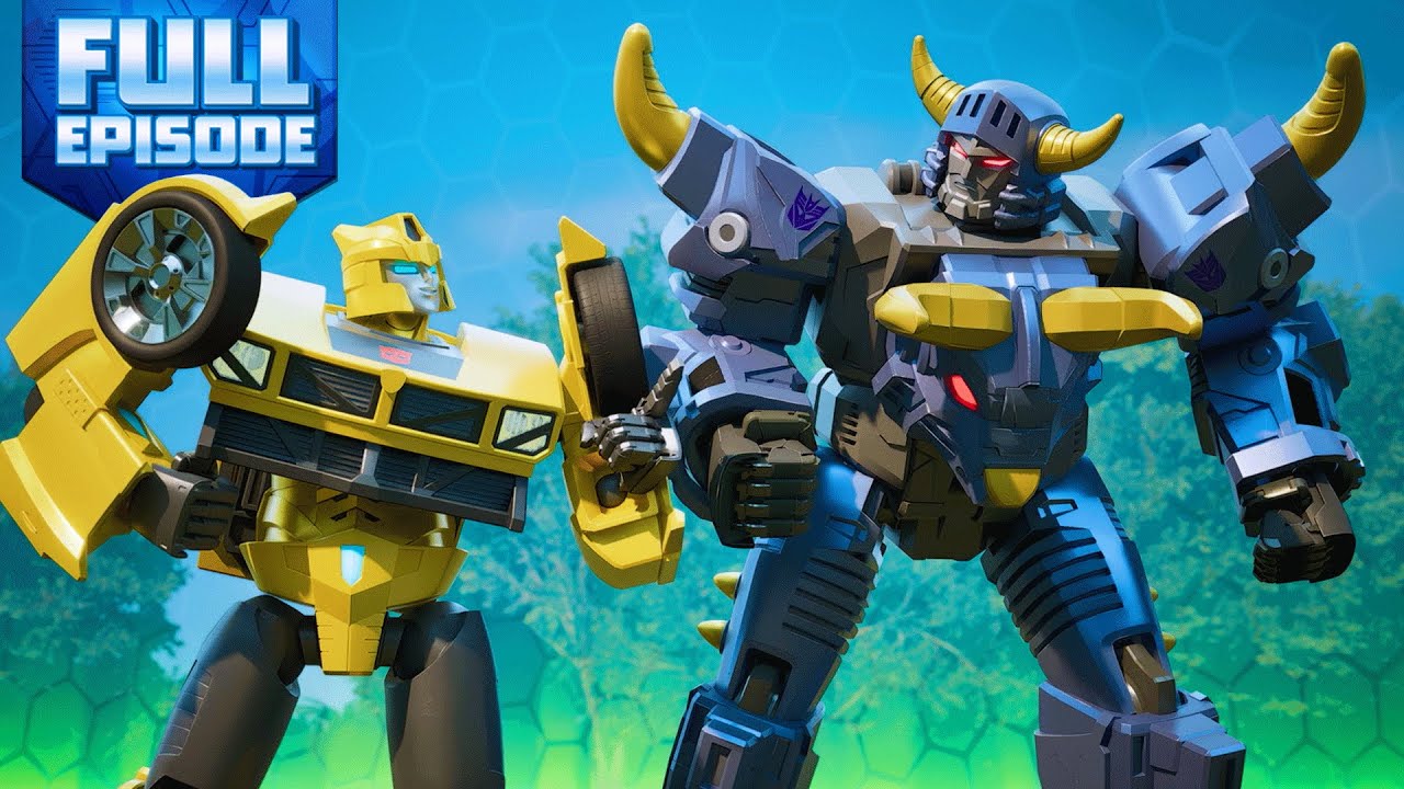 Bumblebee VS Megatron Target Showdown | E02 | Transformers: CYBERWORLD | FULL EPISODE