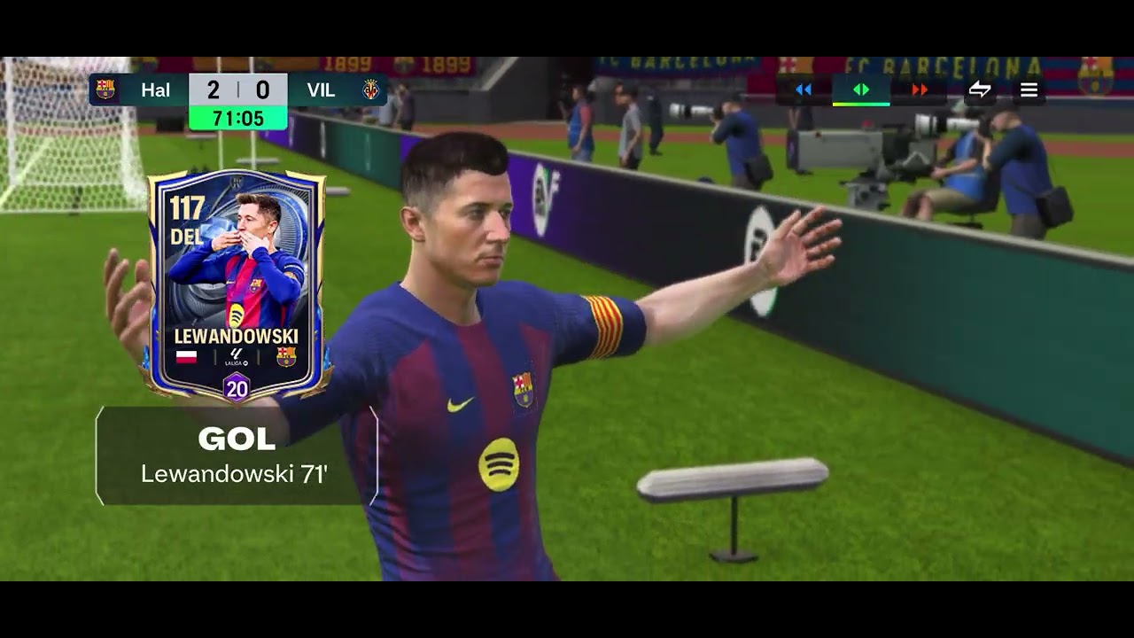 Jugando el nuevo torneo del fcmobile 1/4