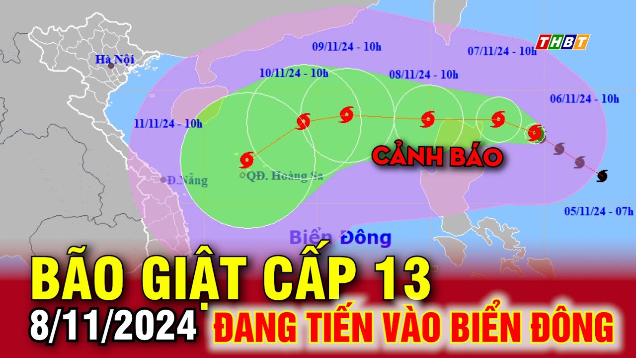 B&atilde;o giật cấp 13 đang tiến v&agrave;o Biển Đ&ocirc;ng | Tin tức ng&agrave;y mới