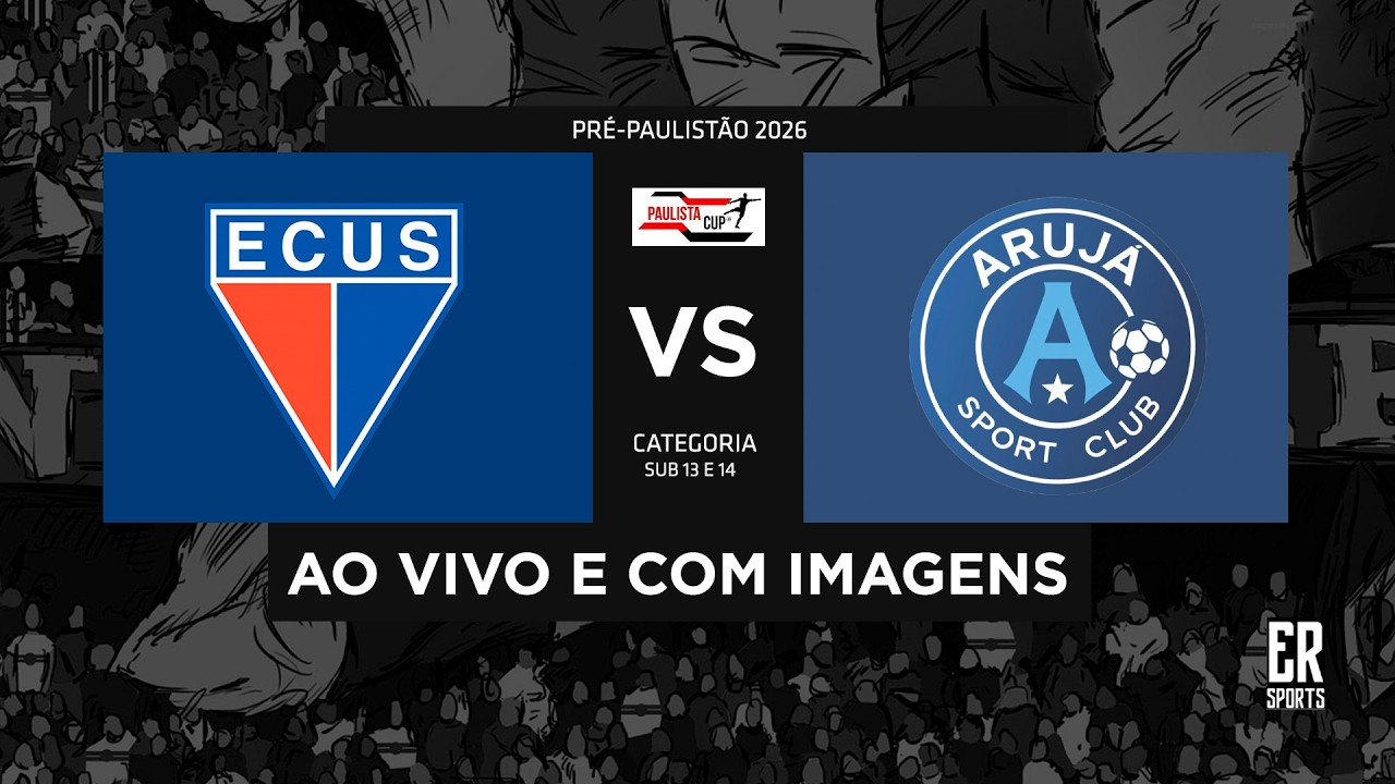 ECUS X ARUJÁ - SUB 14 | 05/03/2026 | AO VIVO | PRÉ-PAULISTÃO 2026