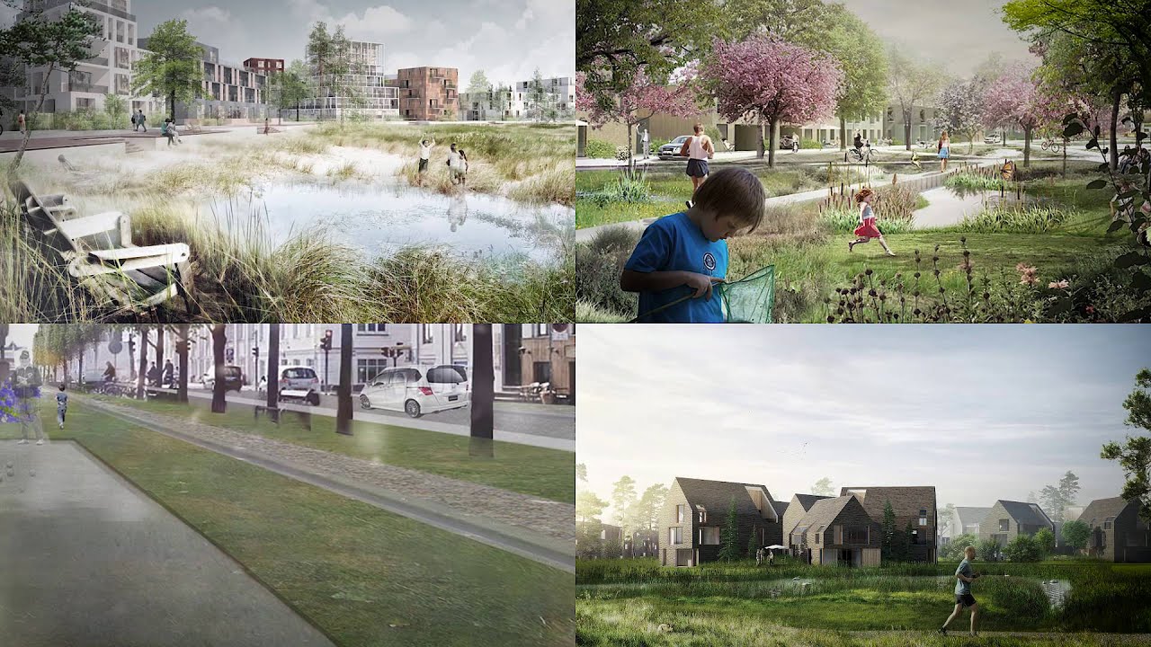Klimatilpasning i byudvikling - Skybrudssikring, natur og byliv