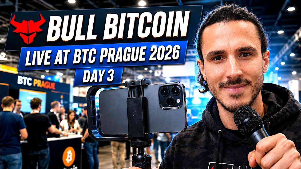 BULL BITCOIN live at BTC Prague - DAY 3- Part 1