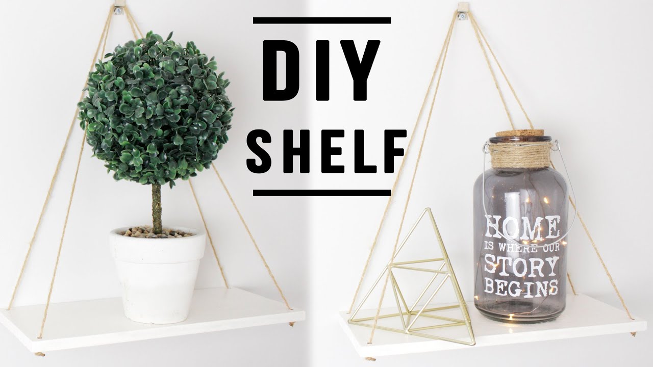 DIY WOODEN SHELF | The easiest way to do Decoration Shelf