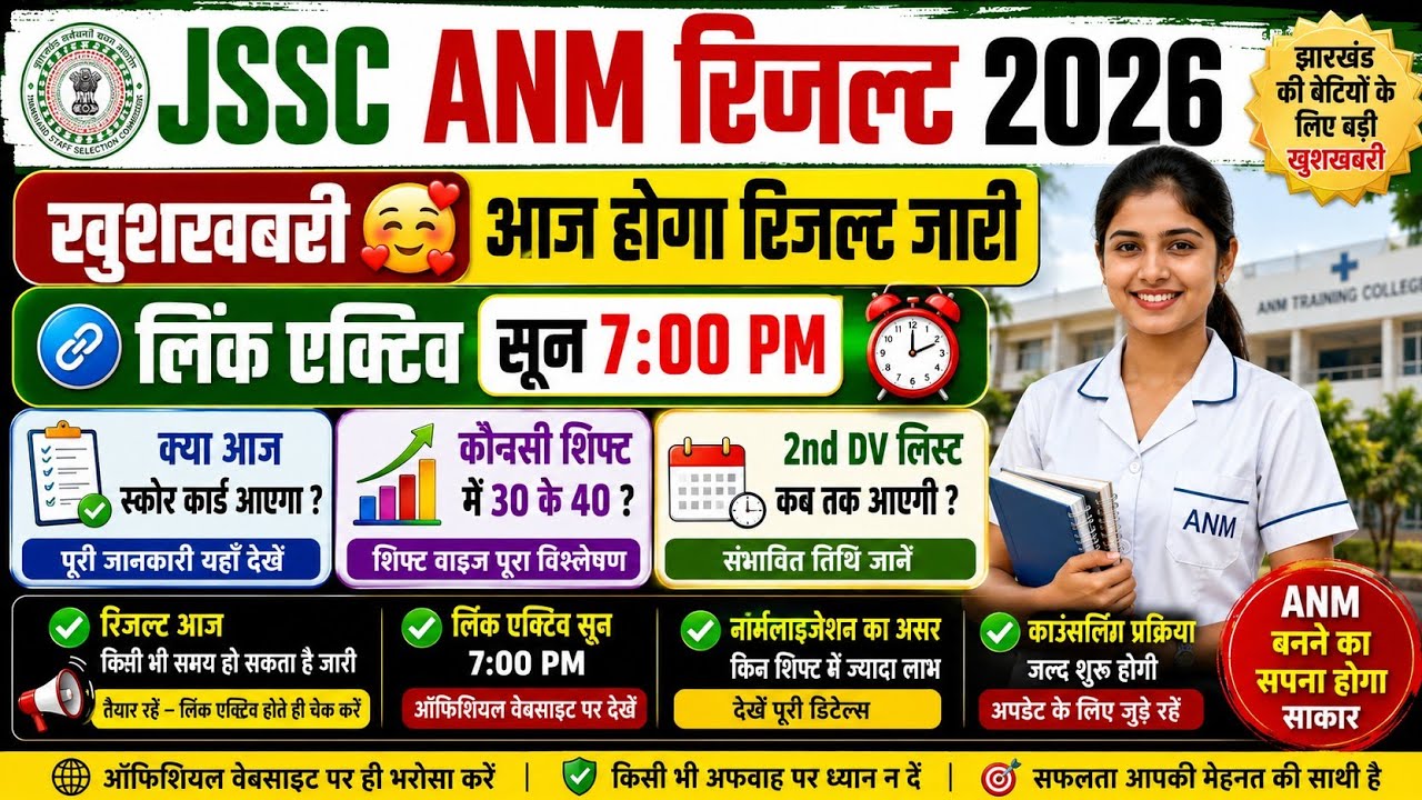 JSSC ANM RESULT 2026 | JSSC ANM UPDATE | JSSC ANM | JSSC ANM KA RESULT KAB AAYEGA | ANM RESULT 2026 