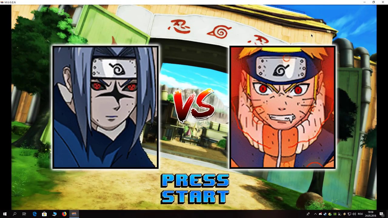 Naruto Konoha Legends M.U.G.E.N - Arcade - Sasuke Kid CS2