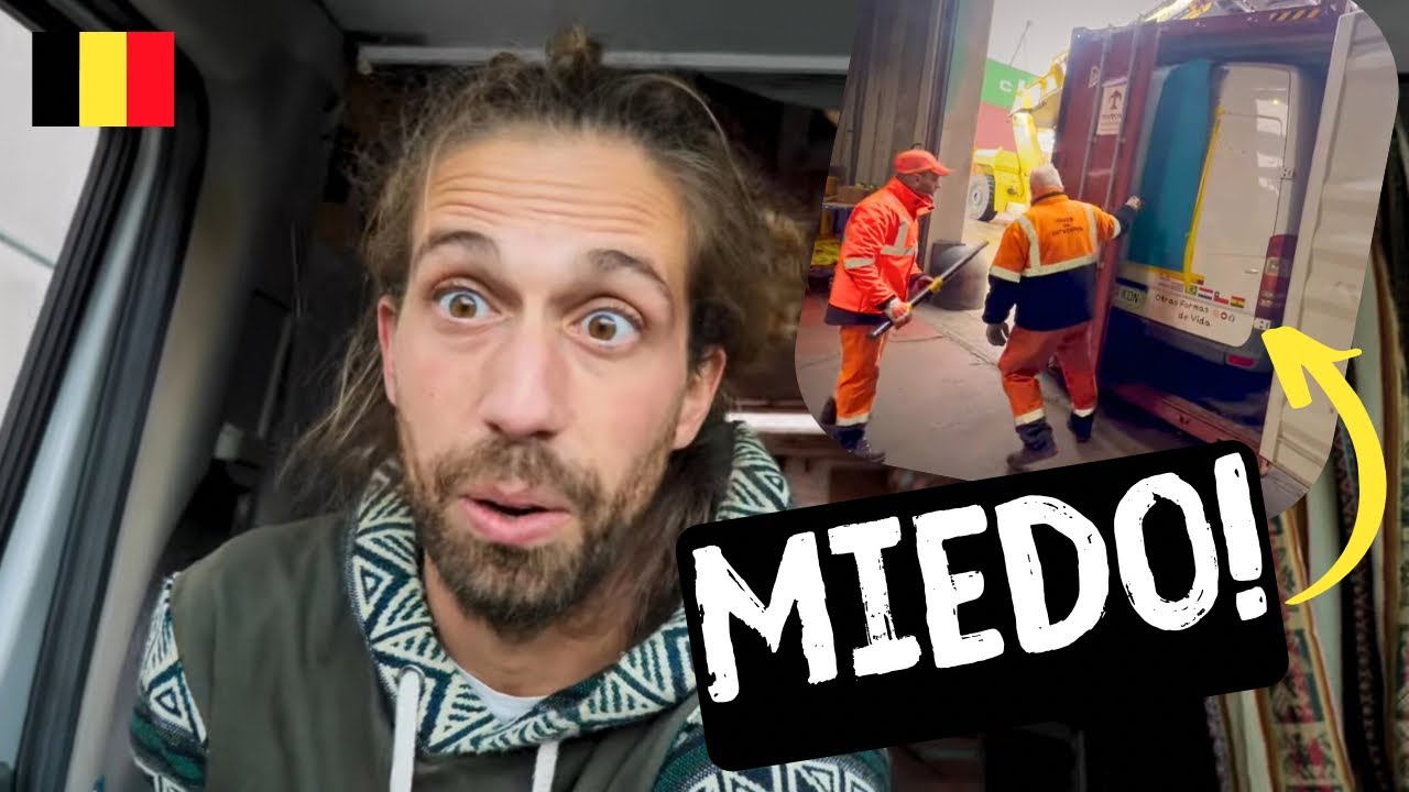⚠️ASÍ encontramos nuestra FURGO después de 6 SEMANAS en el MAR! Bélgica en NAVIDAD ❄️
