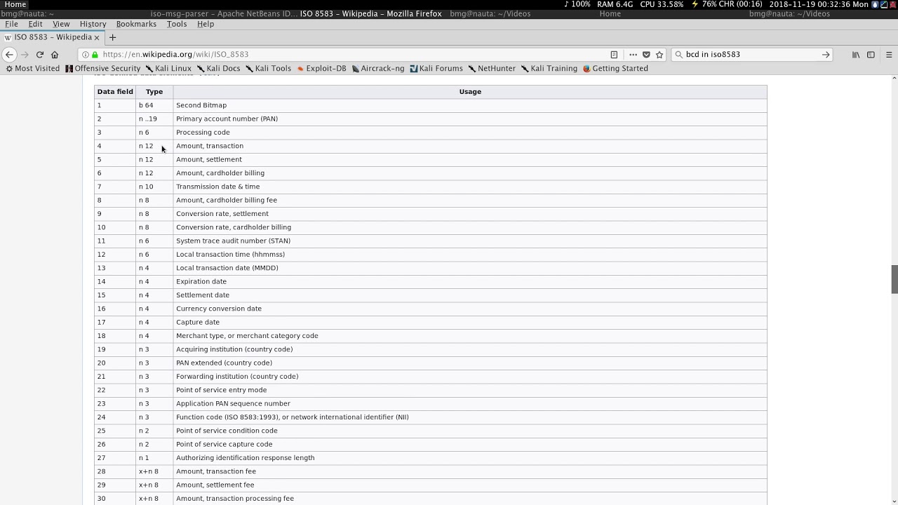 2. iso 8583 parser - configuration