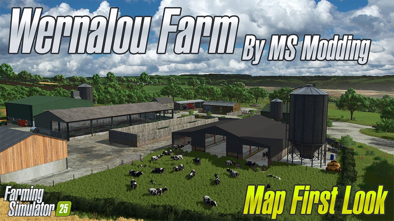 Wernalou Farm By MS Modding || FS25 Map First Look