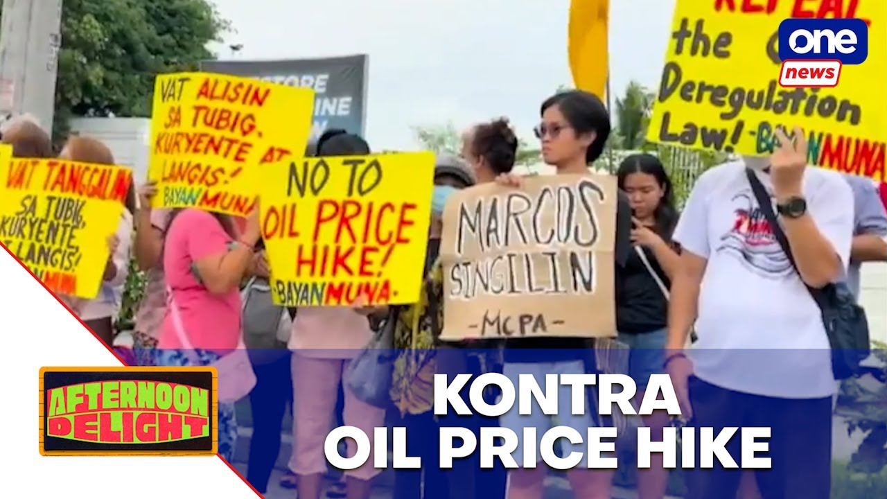Groups hold protest urging gov&rsquo;t action on looming oil price hike | Afternoon Delight
