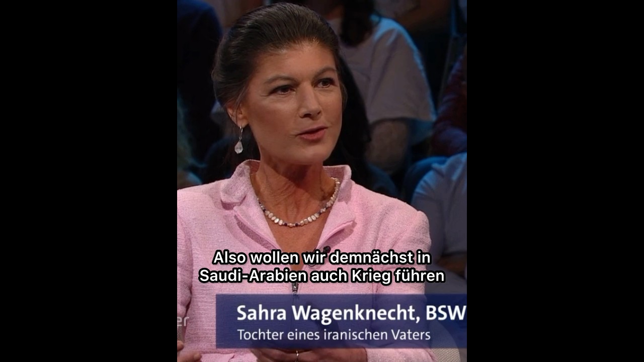 Part II: Wagenknecht bei Maischberger zum Angriff von Israel 🇮🇱 & den USA 🇺🇸 auf den Iran 🇮🇷
