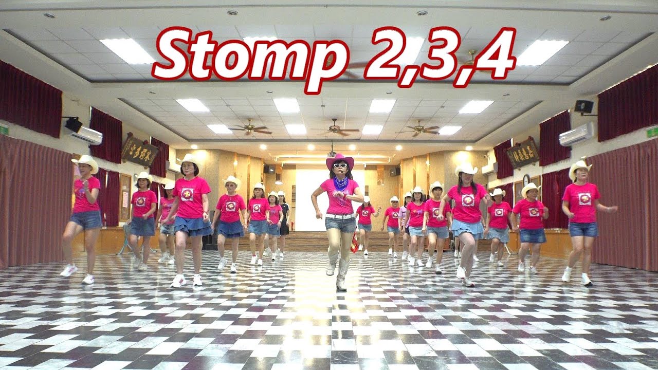 Stomp 2,3,4│Line Dance by Rob Fowler (ES)║跺腳234│排舞║4K