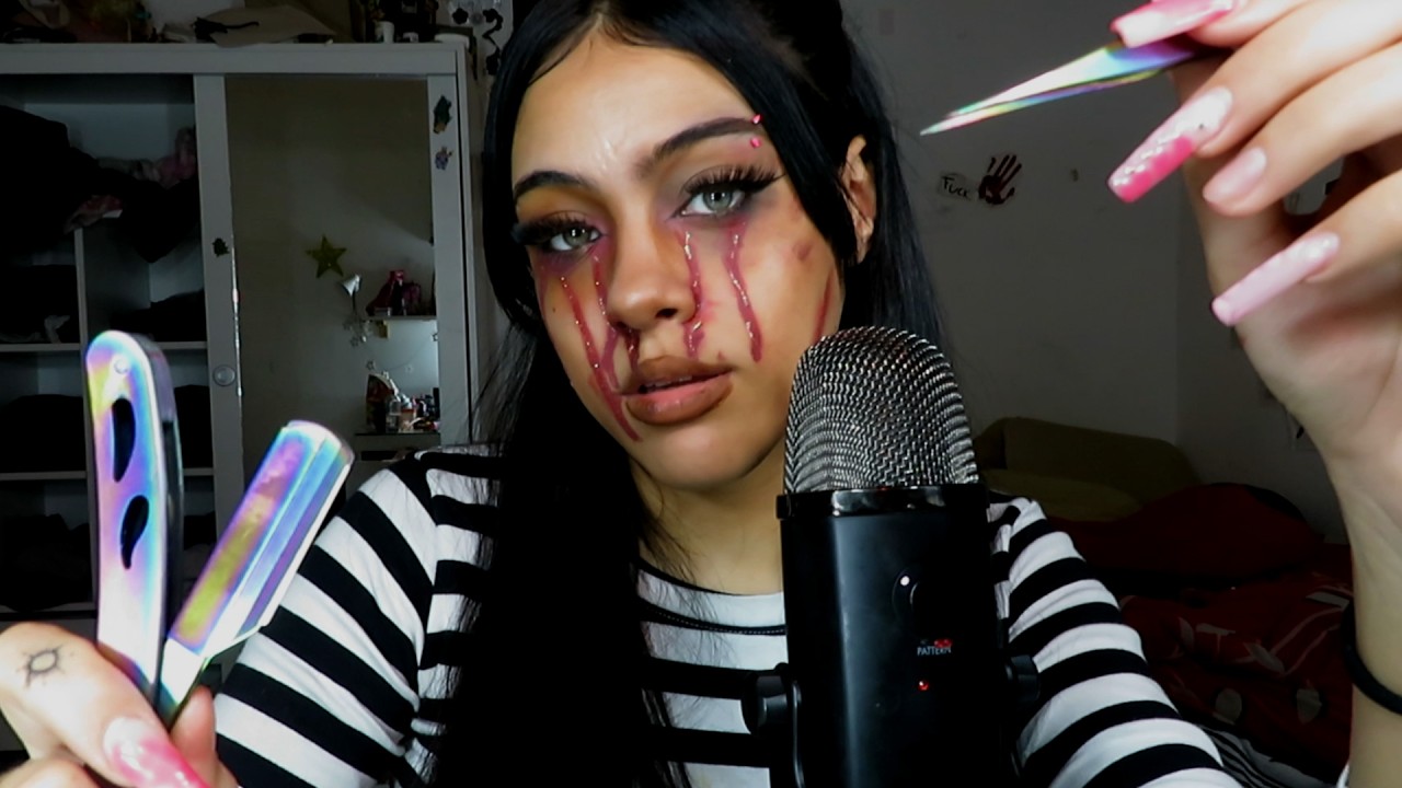 ASMR HAGO TUS CEJAS PARA HALLOWEN