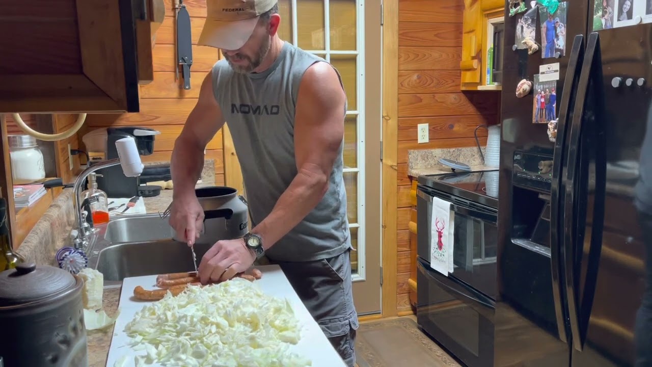Cooking Cabbage and Smoked Sausage - Southern Style!