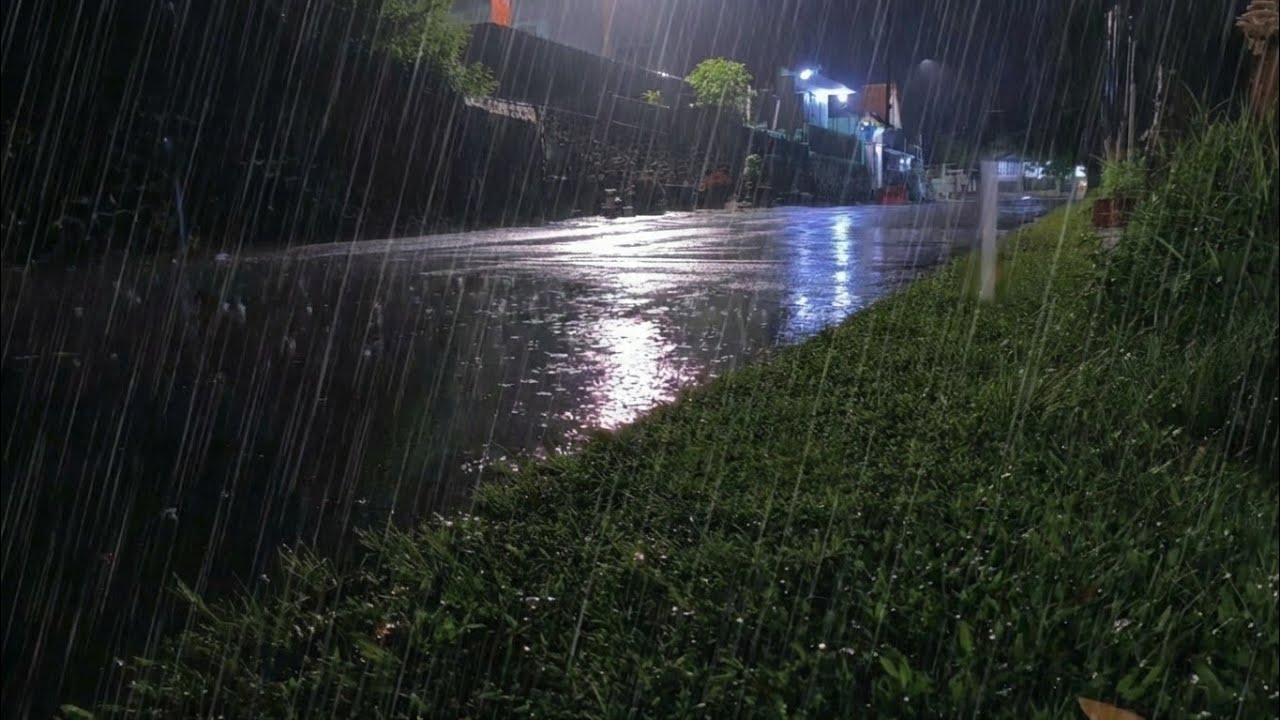 Night Rain White Noise for Sleeping Fast💤 | Calm Your Mind, Reduce Anxiety, Relaxation