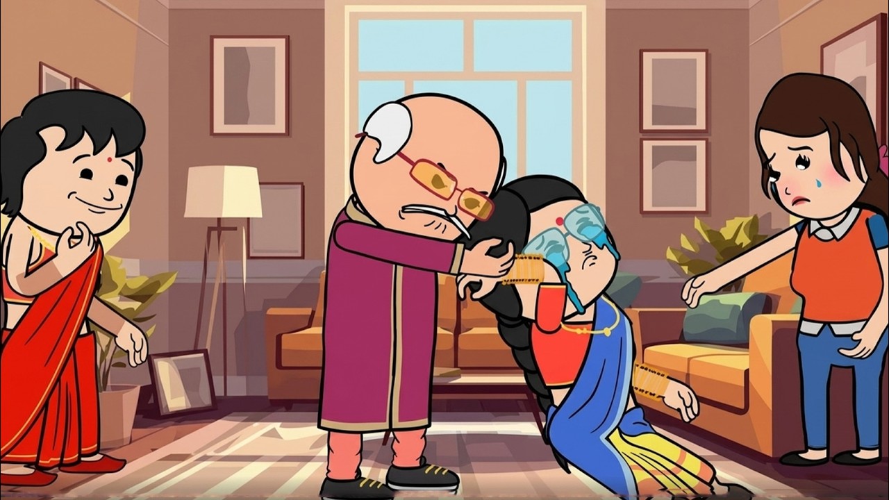 ज़िम्मेदारी स्त्री पर अपमान का अधिकार पुरुष को क्यों ? 😡😭(ghar ghar ki kahani cartoon me)