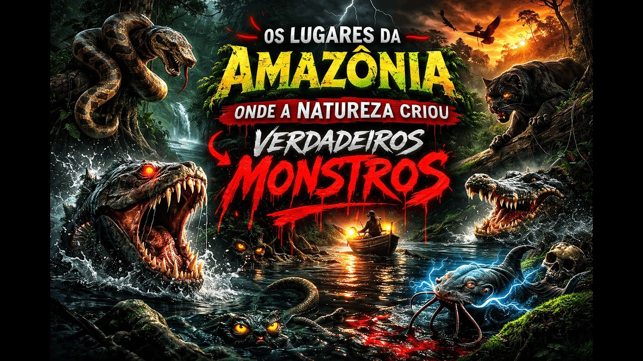 Os Lugares da Amazônia Onde a Natureza Criou Verdadeiros Monstros