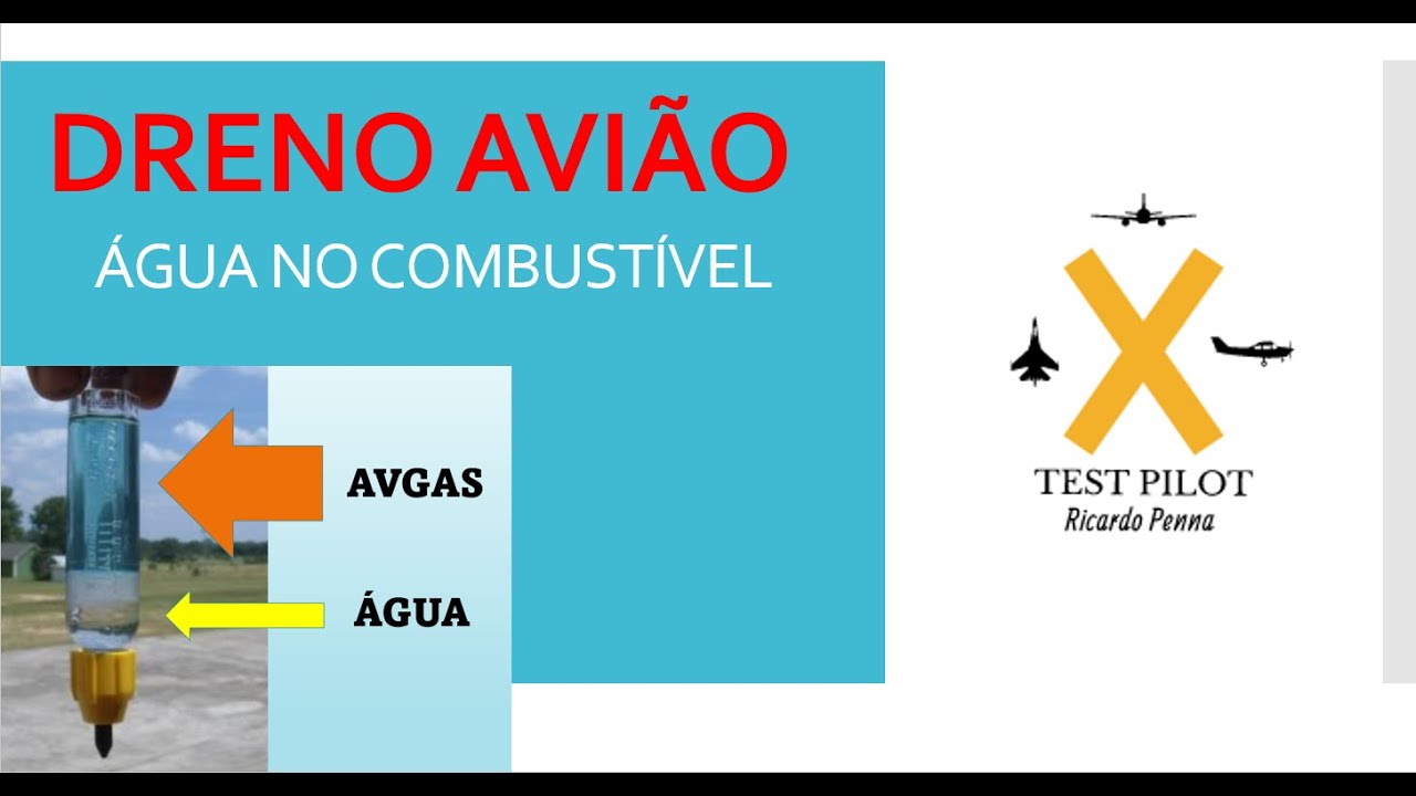 ÁGUA NA GASOLINA - COMO CHECAR E DRENAR A ANV @Test Pilot Brazil - Ricardo Penna #testpilotbrazil #aviation #aviação