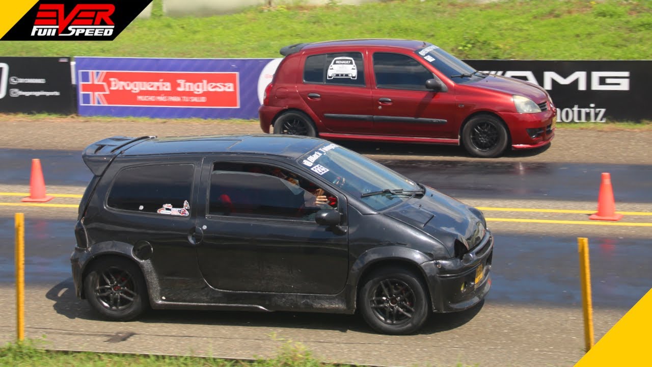 Renault Clio 🆚 Twingo 🆚 Chevrolet Swift 🆚 Sentra B13 🔥 Drag Races Piques Barranquilla 2023