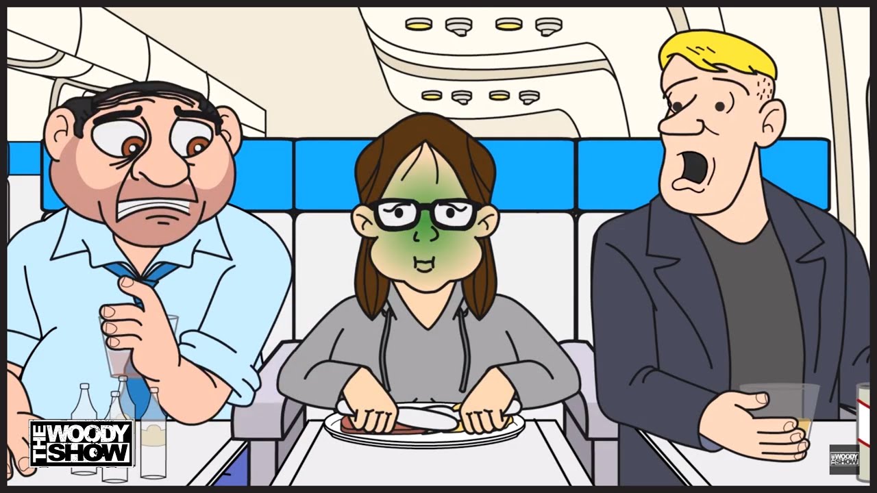 Ravey Barfs on a Plane | Animated Podcast
