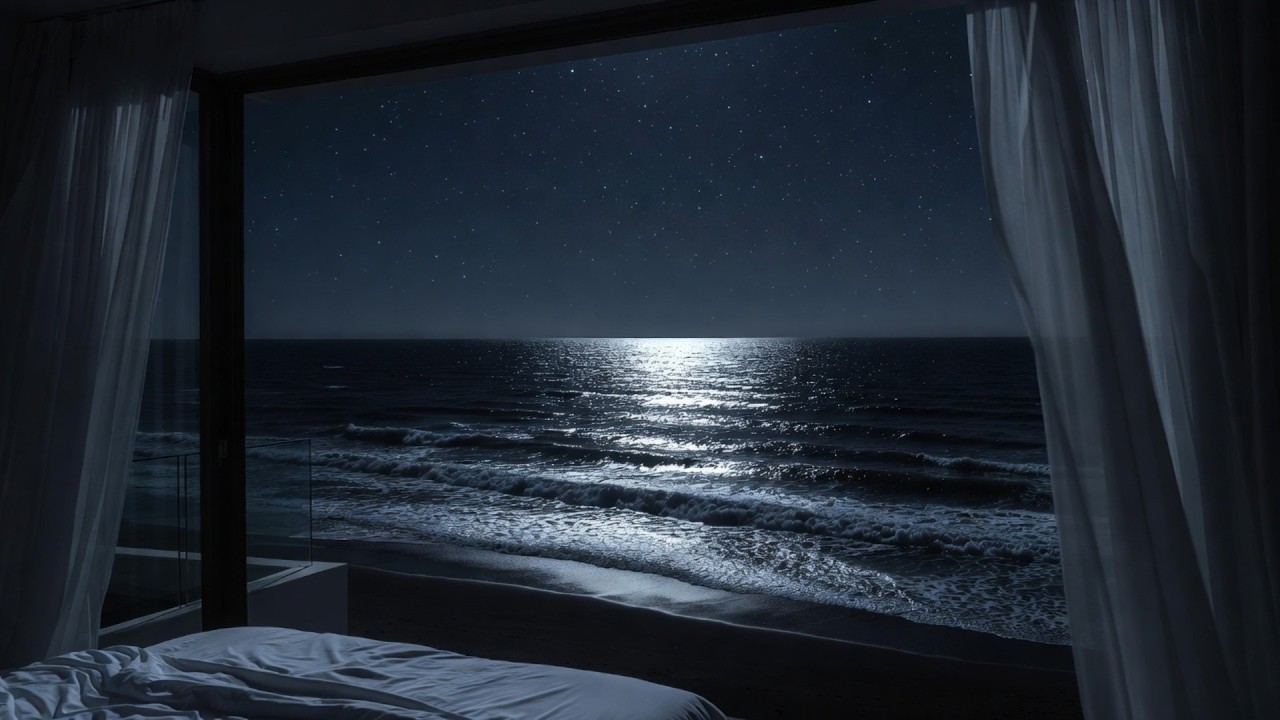 Soothing Ocean Waves 🌙 Anxiety Relief & Deep Sleep