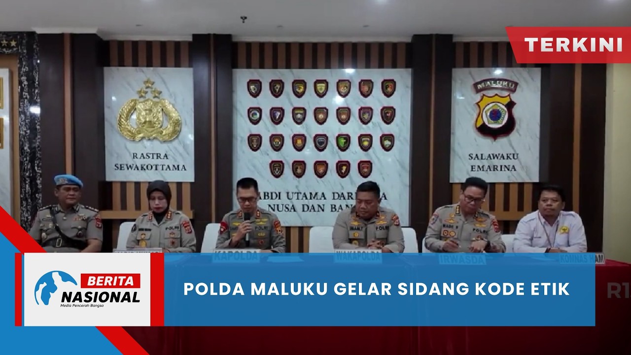 Berita Nasional Terkini | Polda Maluku Gelar Sidang Kode Etik