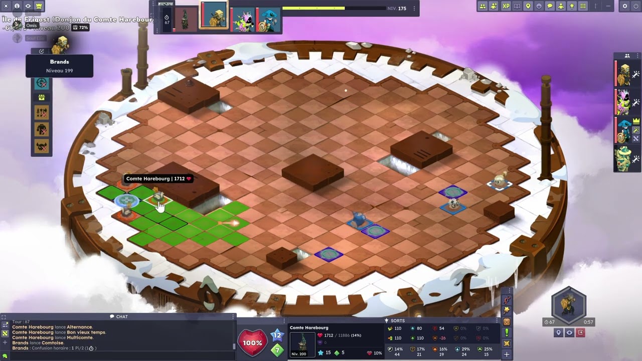 Solotage Comte Harebourg Elio lvl 175 (avec 2 clients) - Dofus 3 - Dakal 2