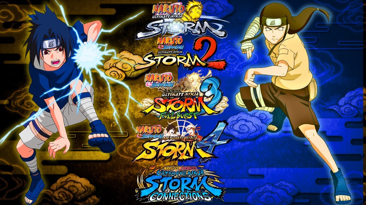 Саске против Неджи в КАЖДОЙ игре Ultimate Ninja Storm