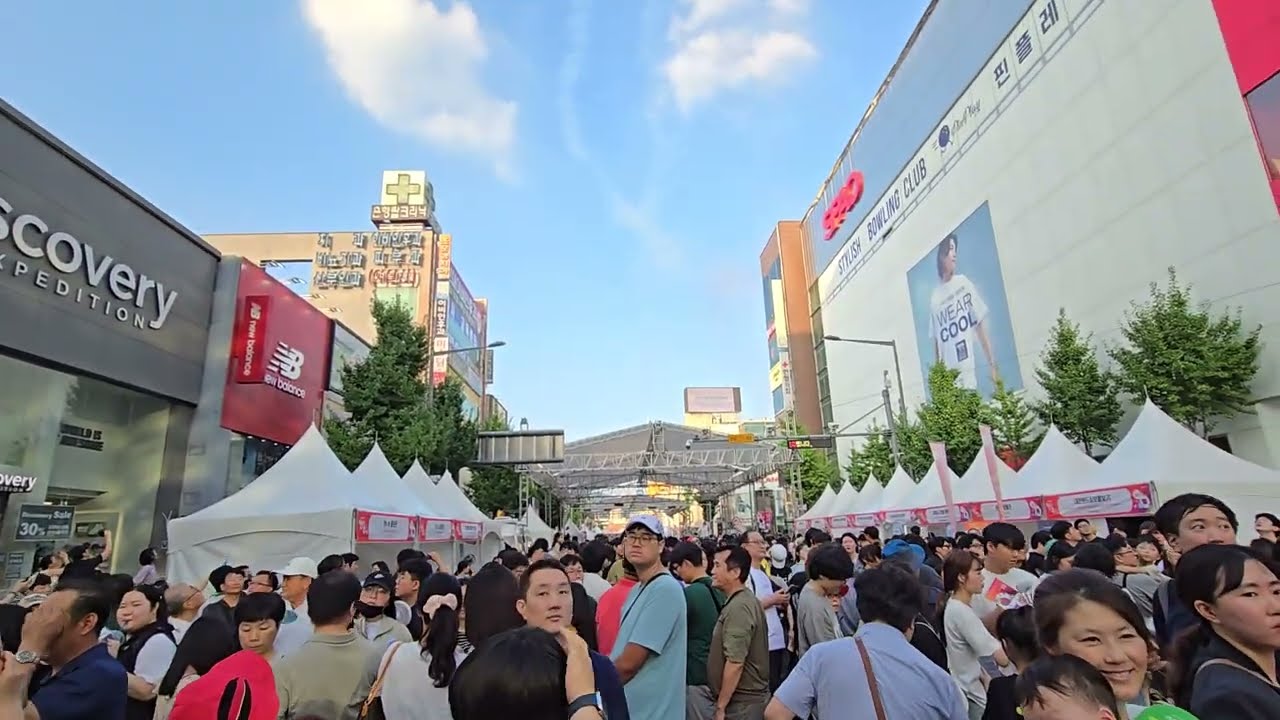 영시축제 2024 대전 중앙로 상공 대한민국 공군특수비행팀 블랙이글스 에어쇼/2024.8.9/ 영시야