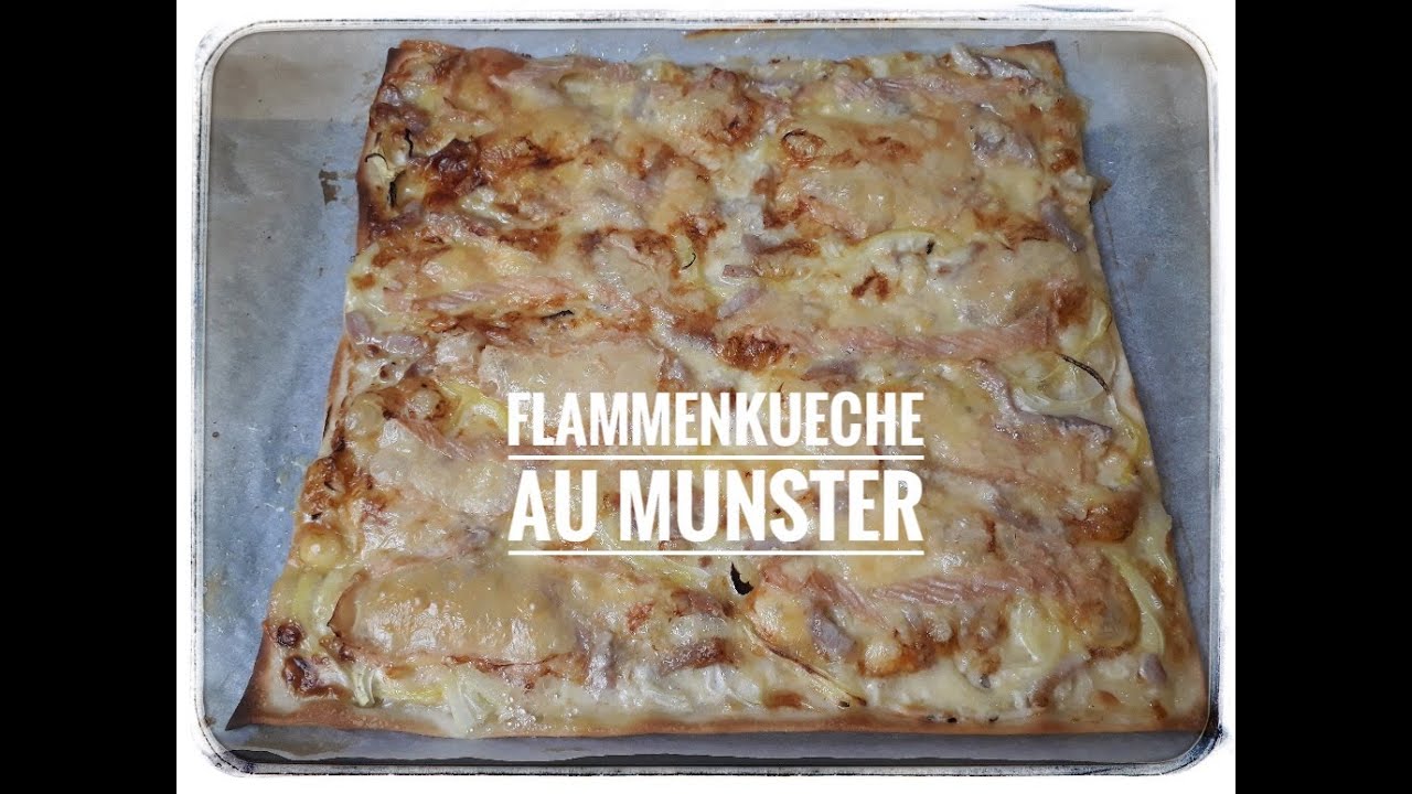 L’AUTHENTIQUE FLAMMEKUECHE ALSACIENNE AU MUNSTER / TARTE FLAMBÉE 🔥