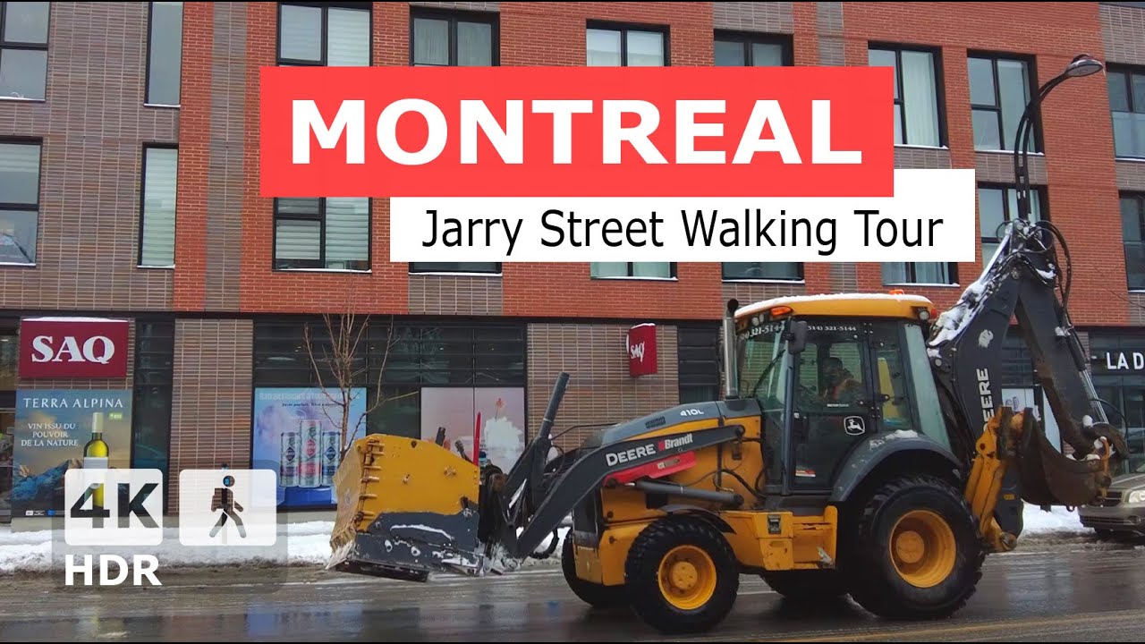 [ 4K ] Back in 2024, Walking in the first snow ❄️ on Jarry St | Montreal, Quebec, Canada 🇨🇦