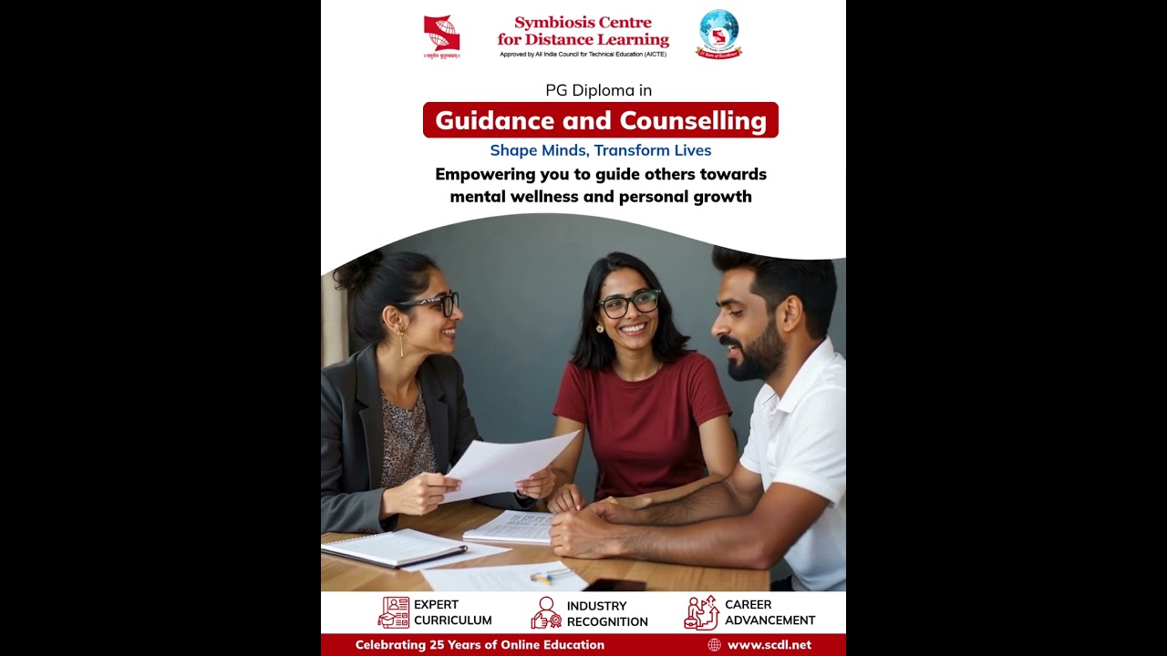 PG Diploma in Guidance and Counselling from Symbiosis Centre for Distance Learning | SCDL