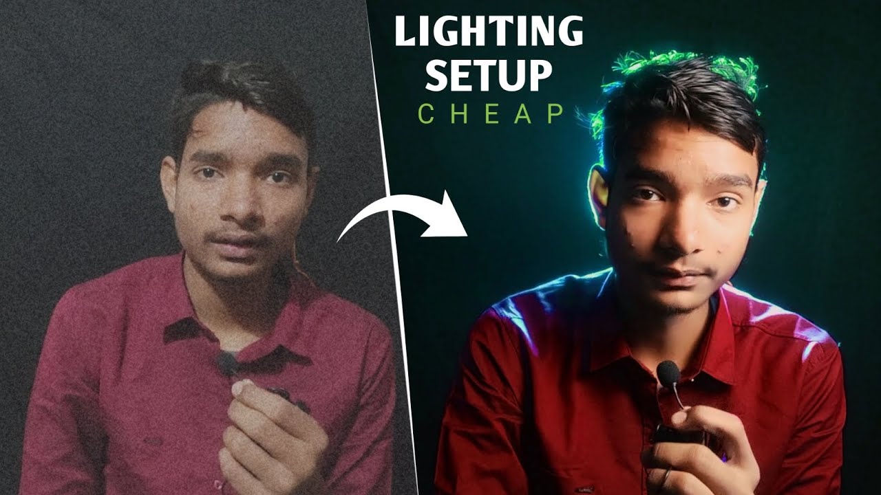 Make Your CHEAP Video looks CINEMATIC | Low Budget LIGHTING SETUP for Youtube Videos | Tutorial