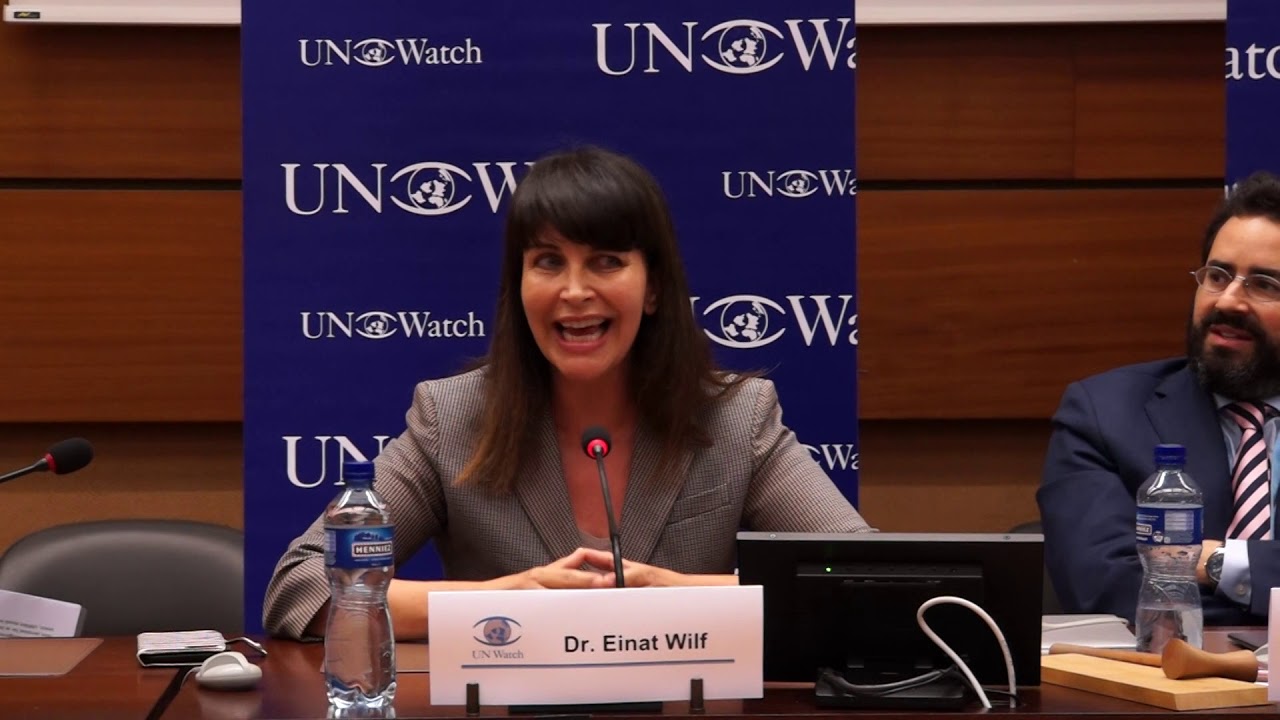 The Future of UNRWA: Einat Wilf at UNHRC Side Event