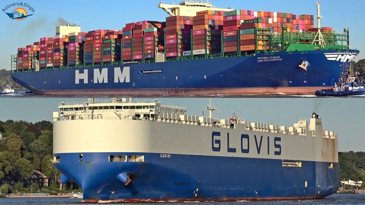 BIGGEST Container Ship in the World arrives in HAMBURG - Shipspotting September 2020