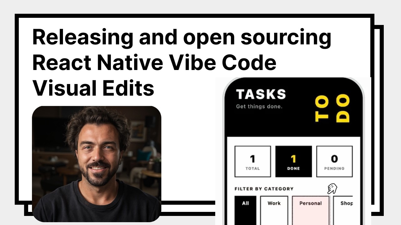 Releasing React Native Vibe Code: Visual Edits